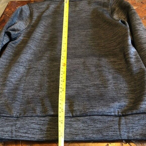 Under Armour Hoodie Gray w Red Graphic Logo Size Big Boy Small - Picture 6 of 6